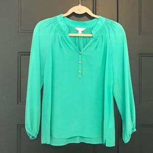 Lilly Pulitzer Silk Elsa Top